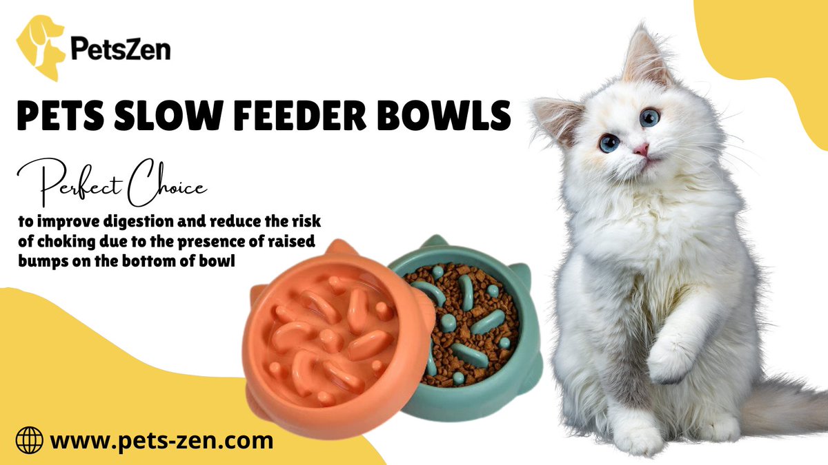 👉🏻Introducing the Pets Slow Feeder Bowl: Revolutionizing Mealtime for Your Furry Friends.

📎 pets-zen.com/collections/pe…

Explore more Pet accessories on our website:

📎 pets-zen.com

#SlowFeederBowl #HealthyEatingForPets #DigestionSupport #ChokingPrevention