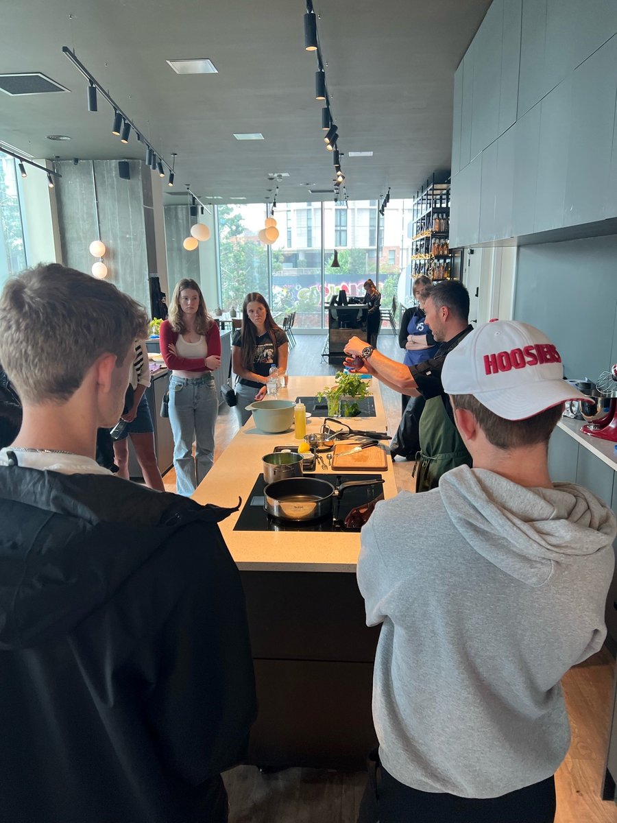 The D365 class participated in a cooking class in Manchester today. #crossculturaleducation #BeGlobalReady
<a href="/KSBStudyAbroad/">Kelley Study Abroad</a>