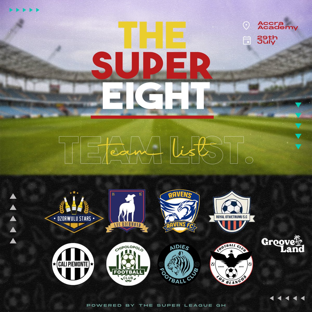 superleaguegh's tweet photo. Which #MetSuper8 team are you backing? https://t.co/1iPg3lqbVb