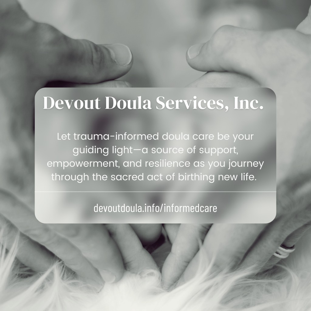 devoutdoula's tweet photo. Embrace your inner strength. Discover how trauma-informed doula care helps birthing individuals feel empowered throughout their journey. 

Read the full article: Trauma-Informed Doula Care Unleashes Your Inner Strength
▸ https://t.co/TBDhvsID1M

#ReclaimYourVoice https://t.co/DMZb1wrmqR