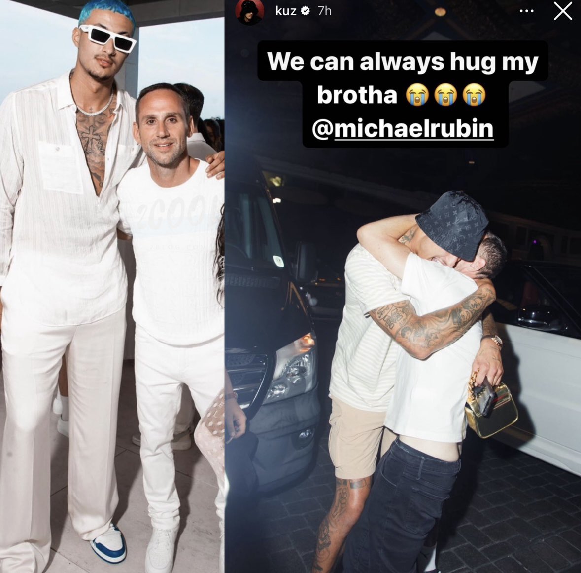 RT @2Cool2Blog: Kyle Kuzma speaks on Michael Rubin’s party hugs https://t.co/dhIwfWAc4a