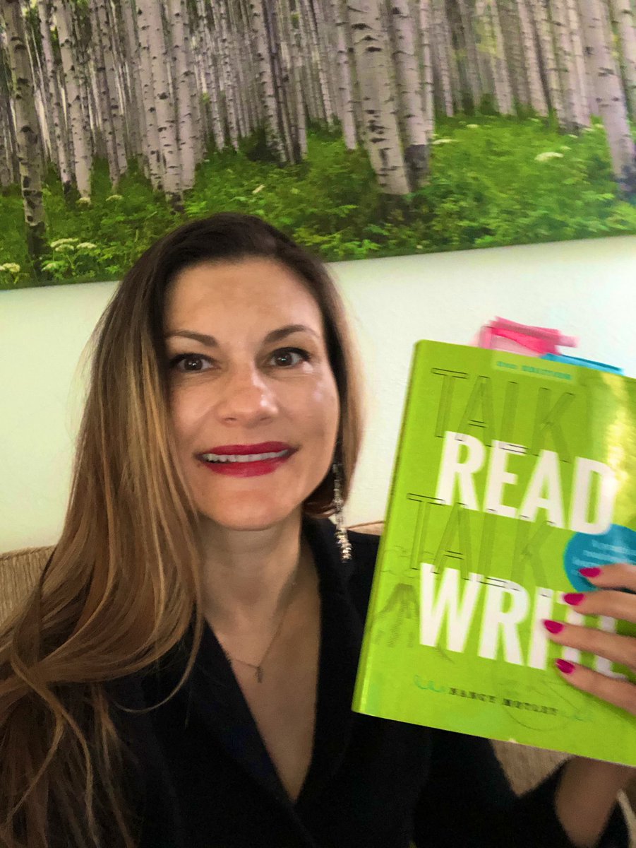 NataliaESL's tweet photo. All set up to share Meeting the Challenges of LTELs session with @ArlingtonISD ๐ educators this morning!! #TalkReadTalkWrite https://t.co/gg4KSghzDH