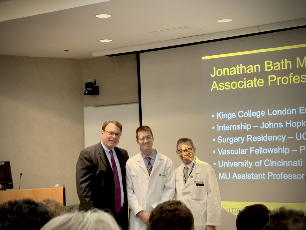 University of Missouri Vascular Surgery (@mizzouvascular) on Twitter photo Congratulations on the well deserved promotion of Dr. Johathan Bath to Associate Professor! <a href="/MizzouSurgery/">University of Missouri Surgery</a> Congratulations on the well deserved promotion of Dr. Johathan Bath to Associate Professor! <a href="/MizzouSurgery/">University of Missouri Surgery</a>