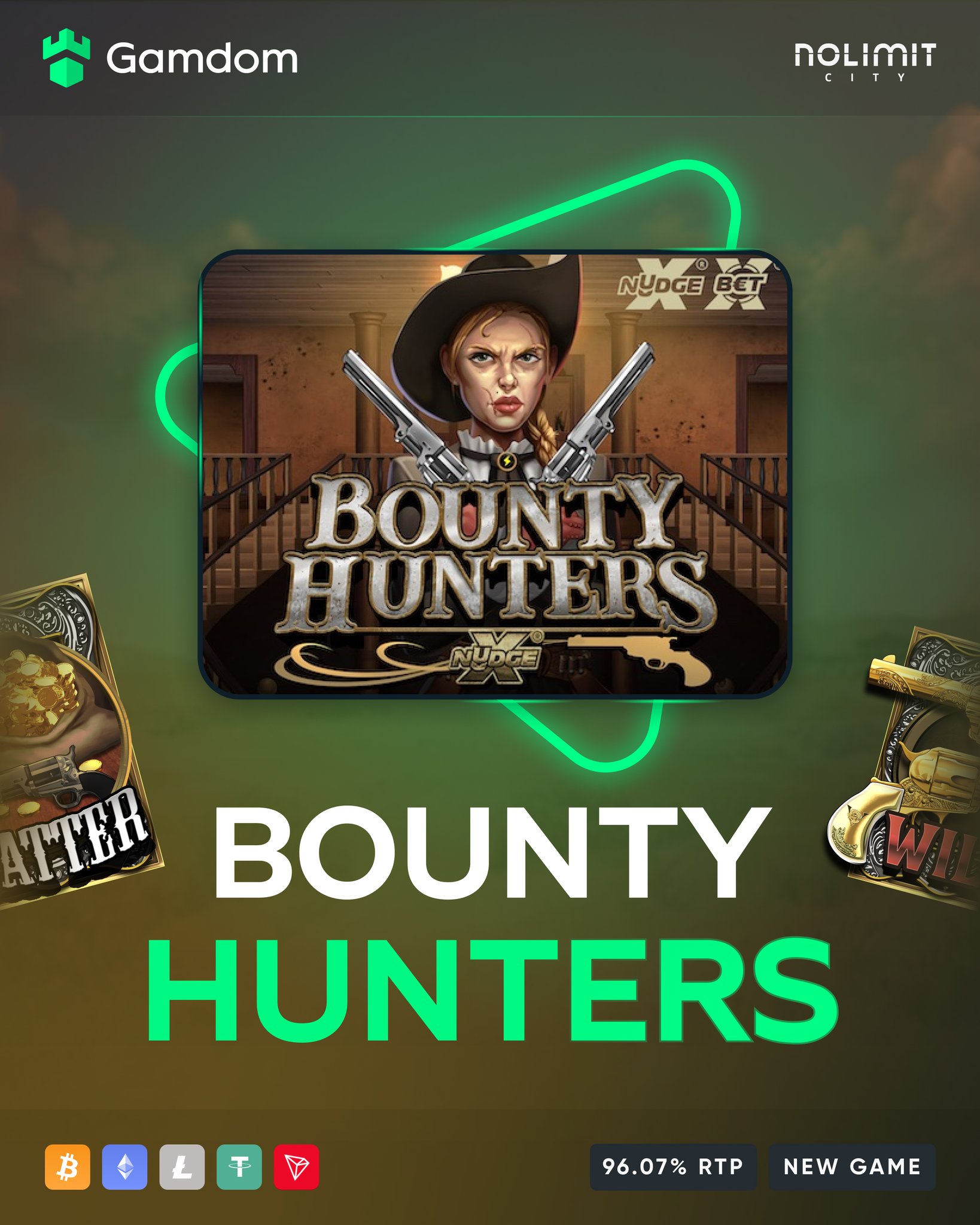 Gamdom on Twitter: "🤠 New Game: Bounty Hunters 🤠 Choose your