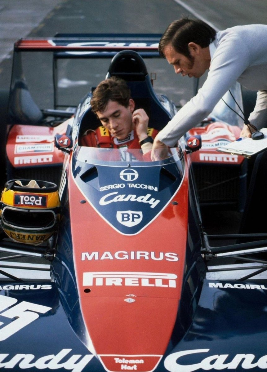 Ayrton Senna and Rory Byrne

#F1