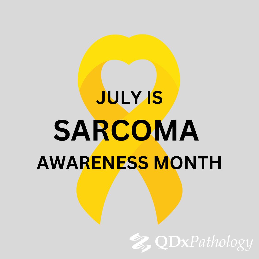 QDxPath's tweet image. 🎗️July is #SarcomaAwarenessMonth! 

Join us in raising awareness about this rare form of cancer that affects connective tissues. Let's support those fighting sarcoma, advocate for better research and treatment, and spread knowledge. 

Together, we can make a difference!
#Sarcoma