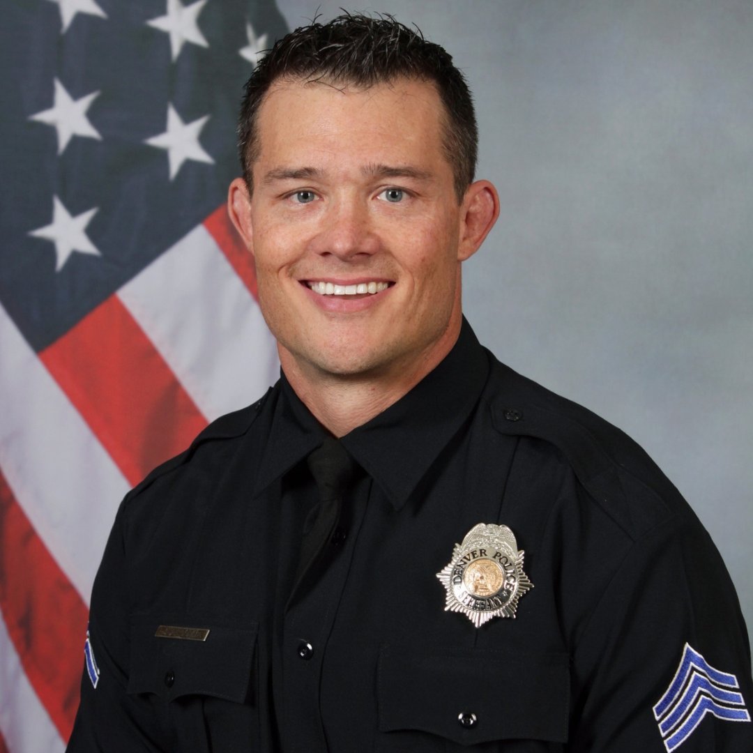 GovofCO's tweet image. On behalf of everyone across Colorado, I wish Sgt. Justin Dodge of the @DenverPolice, a speedy recovery. Dodge was struck by a fire truck while protecting fans during the Nuggets parade, and we are keeping him and his family in our hearts as he continues to recover.