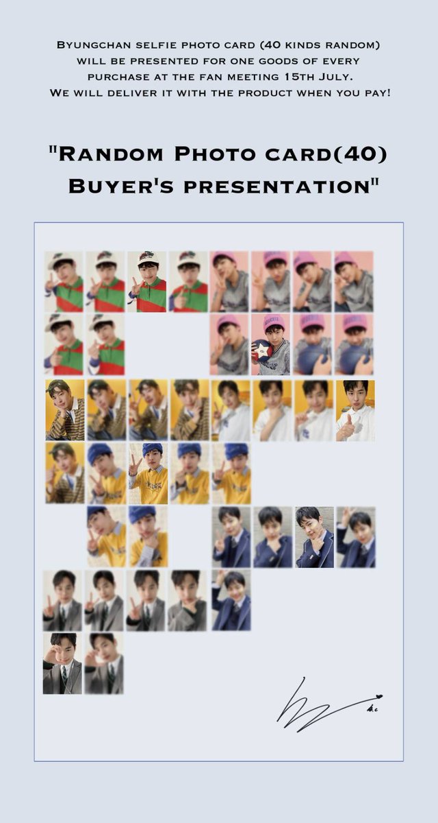 พิเศษสำหรับแฟนๆชาวไทย ทางเรามี OFFICIAL MD มาจำหน่ายที่บูธหน้างาน "Choi Byung Chan 1st Solo Fanmeeting In Thailand" 😊

#ByungChan1stFanmeetinginBKK
#raiseintermedia #최병찬 #BYUNGCHAN #บยองชาน