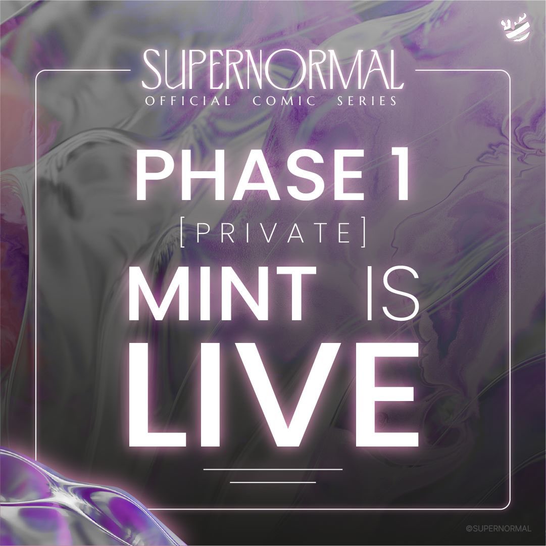 Kometh (@komethxyz) on Twitter photo The Private Mint (Phase 1) is now live!
Click the link down below to mint the <a href="/SuperNormal/">SUPERNORMAL (🍯)</a> Story Universe Pass:
Mint:
supernormal.kometh.xyz
OpenSea:
opensea.io/collection/sup… The Private Mint (Phase 1) is now live!
Click the link down below to mint the <a href="/SuperNormal/">SUPERNORMAL (🍯)</a> Story Universe Pass:
Mint:
supernormal.kometh.xyz
OpenSea:
opensea.io/collection/sup…
