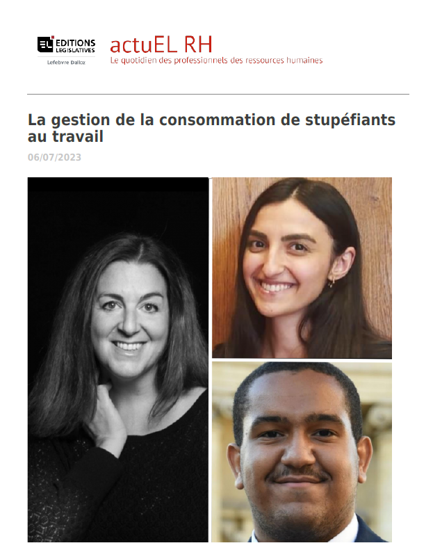 💊 Gestion de la #consommation de #stupéfiants au travail : l'intérêt pour les #entreprises de #sensibiliser leurs #salariés à ces risques. 
📰 Article de <a href="/Sophie_Binder/">Sophie Binder</a>, Demet Cacan &amp; Ralph Caudoux publié par <a href="/actuEL_RH/">actuEL-RH</a> 👉 bit.ly/3rpmd0W