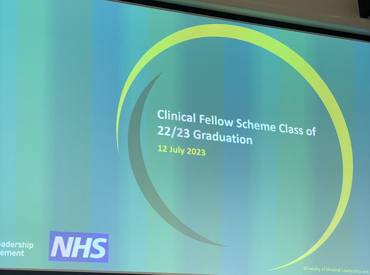 Looking forward to celebrating the graduation of our London Region Clinical Fellows 22/23 from the @FMLM_UK scheme. @JaneJaneclegg @ChetnaModi3 @NHSLeader