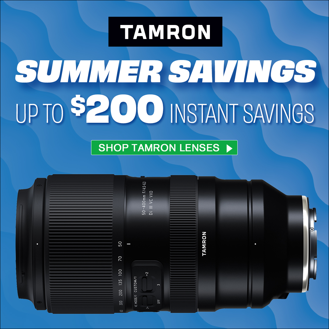 TheSlantedLens's tweet photo. Summer is here, along with Tamron Summer Savings of up to $200 instantly on a wide selection of great Tamron lenses for Sony, Fujifilm X and Nikon Z mirrorless cameras on sale now! https://t.co/XqA6t5mjee
@TamronAmericas #WithMyTamron #TamronLenses #LensSale #Photography https://t.co/CA8Myi1zwQ