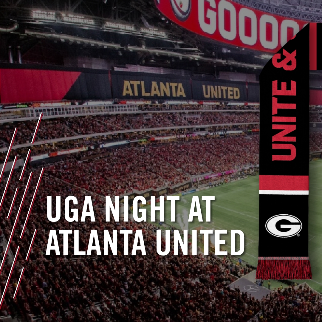 ugaalumniassoc's tweet photo. 🚨UGA Night at Atlanta United is back!🚨

Join the Latino Alumni Leadership Council on 8/26 as @ATLUTD take on @NashvilleSC. All are welcome to attend. 

Plus, you'll receive an exclusive UGA + ATL United co-branded scarf with your ticket!

https://t.co/5dKxtDFnU8
Promo Code: UGA https://t.co/UnQj8Jf1lp