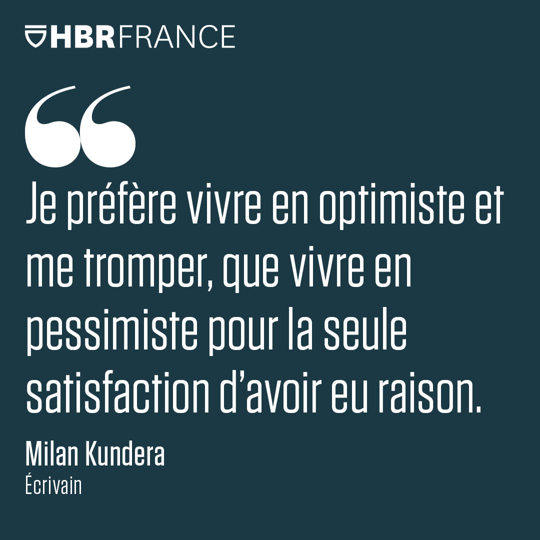 HBRFrance's tweet photo. Milan Kundera nous a quittés hier à l'âge de 94 ans. 
Pour rendre hommage à ses écrits inspirants, l'équipe d'Harvard Business Review France vous a sélectionné une de ces plus belles citations👇 https://t.co/BvhXdcIWjt