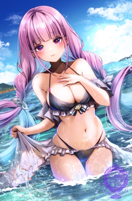 あくあちゃんは海が似合う! #あくあーと