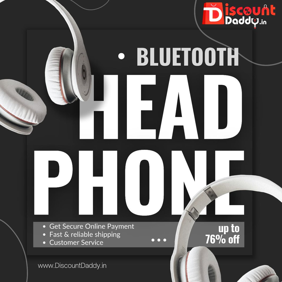 DiscountDaddy_'s tweet photo. "Looking for the perfect headphones? Look no further than https://t.co/ulzw8aqfDW! With our huge discounts, you'll find the perfect pair at the perfect price! ๐ง๐ธ"
#ecommercewebsite #discountdaddy #smartdeals #smartheadphones #gamingheadphones https://t.co/LHL7Y7XuRa