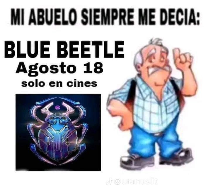 Si WB no va a promocionar Blue Beetle, lo haremos los fans.
Blue Beetle el 18 de agosto, solo en cines!!
#BlueBeetle #18deAgosto #SoloEnCines