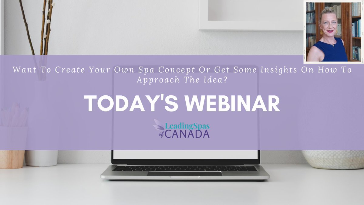 LAST CHANCE!

Today's webinar begins at 12-1pm ET. Don't miss out on Sofia Kremser, a luxury spa expert from France, guiding you with her expertise.

Sign up now: bit.ly/3JipchM
#spa #webinar #spabusiness #wellness #spaconcept