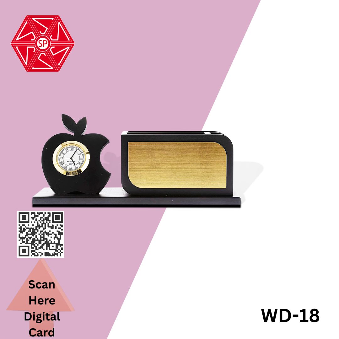 SonyPlastics's tweet photo. Wooden Desk Cum Stand With Multi-Uses Like Mobile, Pen &amp; Card Holder For Office &amp; Home Use. Comes With Analog Clock In Apple Shape. Contact On Below Given Number To Book Your Order In Bulk Quantity.

+91 70458 76661/62 https://t.co/407HGcCFu5
