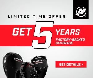 Awesome five-year Mercury warranty offer!￼. Mercury Marine #TakeAFriendBoating    mercurymarine.com/en/us/land/get…