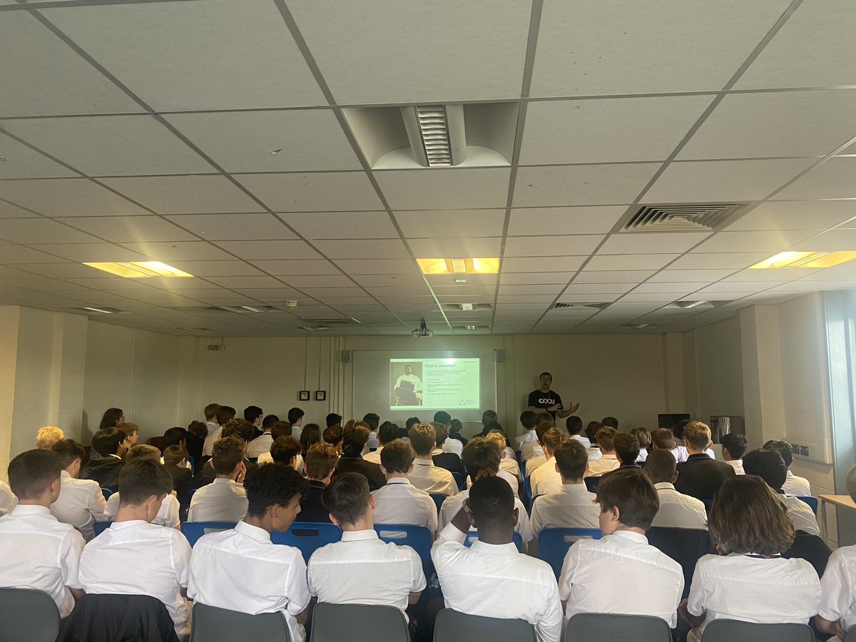 Hayesbrook Academy (@hayesbrooksch) on Twitter photo Year 9 and 12 pupils received a presentation from <a href="/CanterburyCCUni/">Canterbury Christ Church University</a> today, all about the benefits of going to University, the types of courses and activities available to students and information about the UCAS application process. #FurtherEducation Year 9 and 12 pupils received a presentation from <a href="/CanterburyCCUni/">Canterbury Christ Church University</a> today, all about the benefits of going to University, the types of courses and activities available to students and information about the UCAS application process. #FurtherEducation