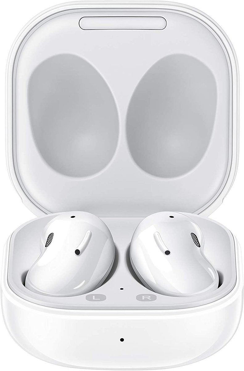 *57% OFF*
SAMSUNG Galaxy Buds Live True Wireless Bluetooth Earbuds w/ Active Noise Cancelling, Charging Case, AKG Tuned 12mm Speaker, Long Battery Life, US Version, Mystic White https://t.co/lJSgRzCWyr via @amazon 
#WednesdayMotivation #Wednesdayvibe  #AmazonPrimeDay https://t.co/SPPexTkuxY