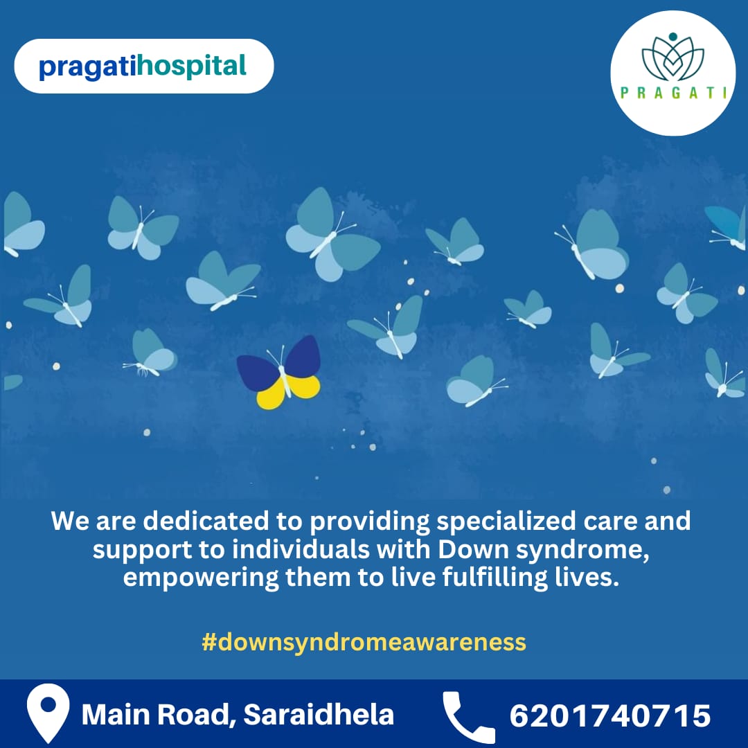 pragatihospital's tweet image. At Pragati Hospital, we believe in providing comprehensive care and support for individuals with Down syndrome. 
#pragatihospital
#embracedifference
#empoweringliveswithdedication
#downsyndrome #milodoctor
#downsyndromeawareness