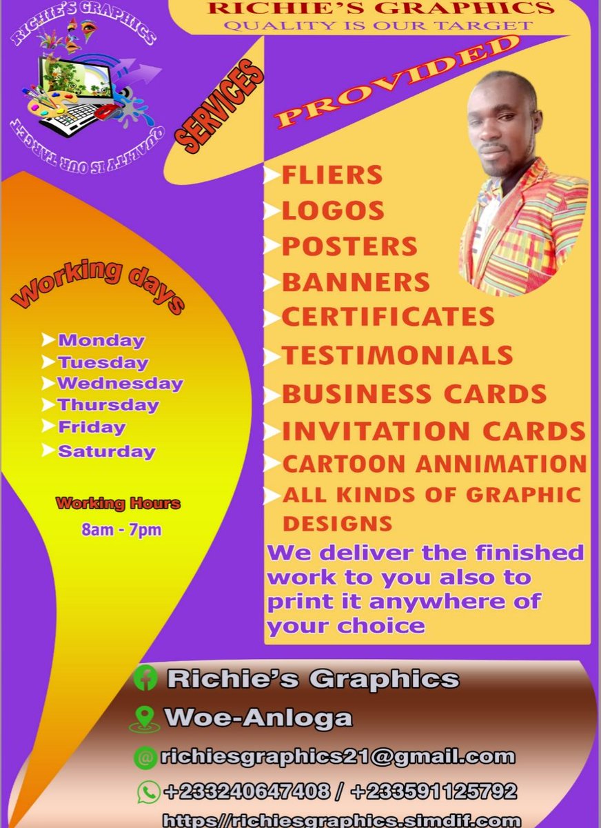 Do you want to learn new skills to earn a living? If yes the Richie's Graphics is here for you.

𝘊𝘭𝘪𝘤𝘬 𝘰𝘯 𝘵𝘩𝘦 𝘭𝘪𝘯𝘬 𝘣𝘦𝘭𝘰𝘸 𝘵𝘰 𝘫𝘰𝘪𝘯 𝘵𝘩𝘦 𝘞𝘩𝘢𝘵𝘴𝘢𝘱𝘱 𝘱𝘭𝘢𝘵𝘧𝘰𝘳𝘮 𝘧𝘰𝘳 𝘵𝘶𝘵𝘰𝘳𝘪𝘢𝘭𝘴.
 chat.whatsapp.com/BdHXMDvtFO36Cq…