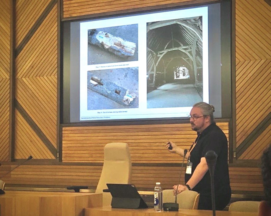 ClagueLLP's tweet photo. Our Associate Seb Willett presented one of our favourite historic building projects at @DesignSouthEast  ‘Revitalising Rural Places’ event yesterday. Thanks, as always, to the DSE team for arranging, and to all those presented and attended!

#networking #designsoutheast #clague https://t.co/qgqDwtn3Ol