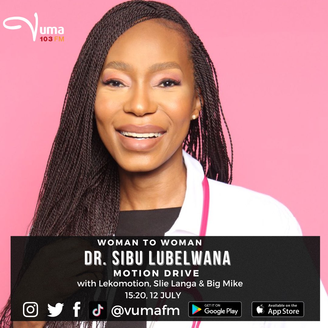 VumaFM's tweet photo. Welcome to #TheMotionDrive with Slindile Langa and Yumkela Mabhanya

Today we’re in Conversation with Dr Sibu 

Topic: The Impacts of the winter season in Women With C-Sections. 
How is your c-section wound/scar treating you during winter? 

#MotionDrive #VumaFM https://t.co/NlIKTQrY1E