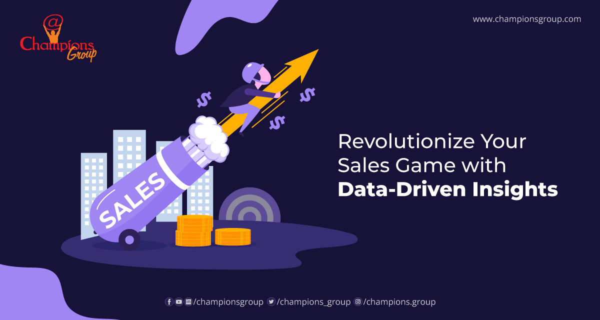 Supercharge sales. Data-driven insights for growth. Personalized campaigns, and exceptional results. Upgrade strategies, and boost revenue. bit.ly/3pSwZw5 #SalesTargets #DataSolutions #ChampionsGroup #DataDrivenInsights #RevenueGrowth #TargetedCampaigns #SalesStrategies