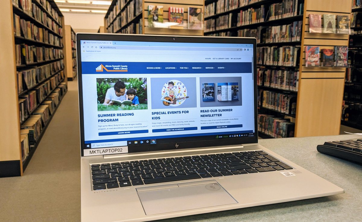 akronlibrary's tweet photo. Great news! Our website is operational again following an extended outage caused by a cybersecurity incident. Search our catalog, manage your account, browse our events, and more! A few features, like online card applications, will be available soon.

➡️https://t.co/XGlX7o6ar5 https://t.co/3Wbi6vSVTO