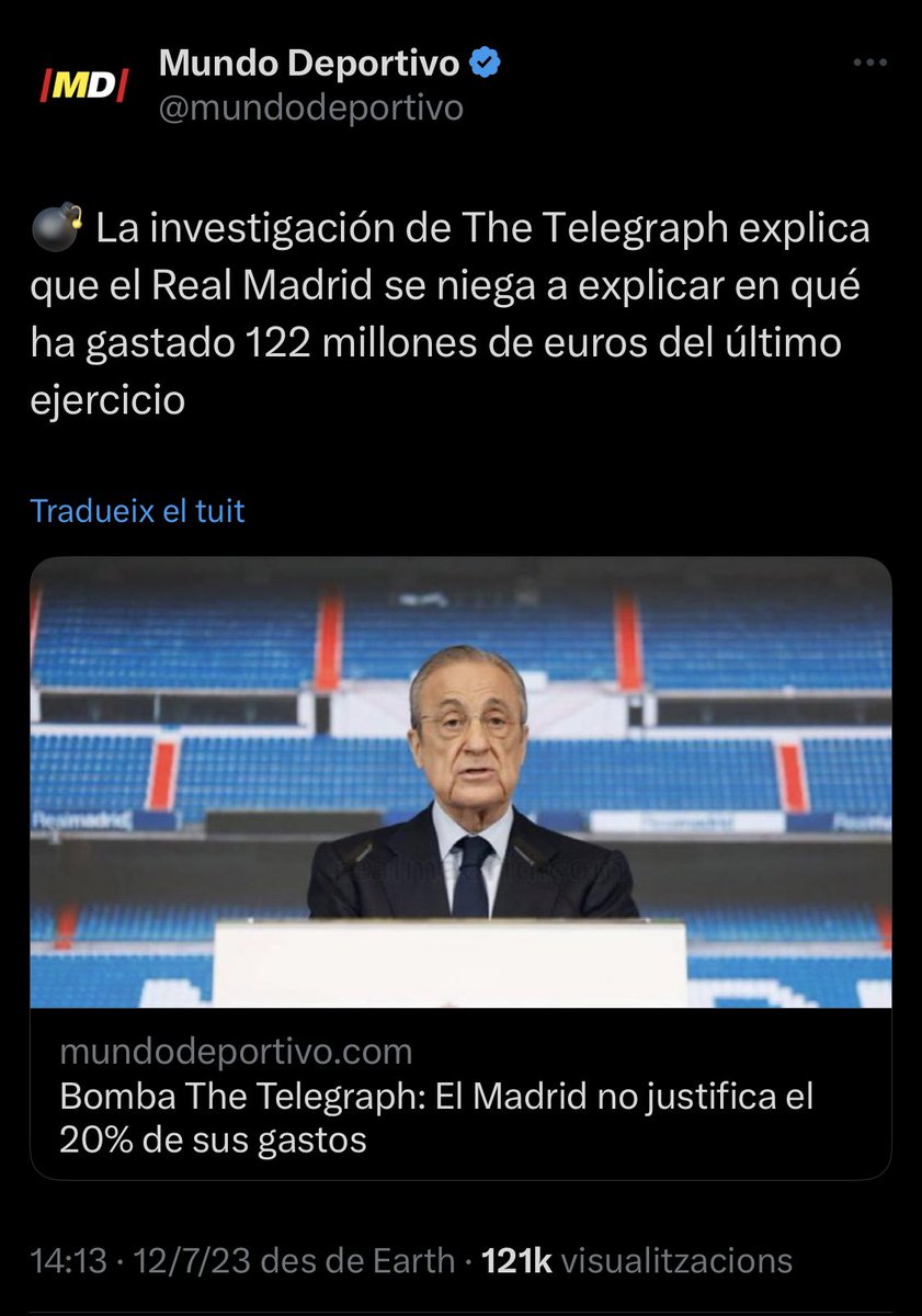 JoanCloquell's tweet photo. Cuatro noticias de las últimas 24h que vuelven a definir porque el Real Madrid es un CLUB-ESTADO. https://t.co/davepv6BH9