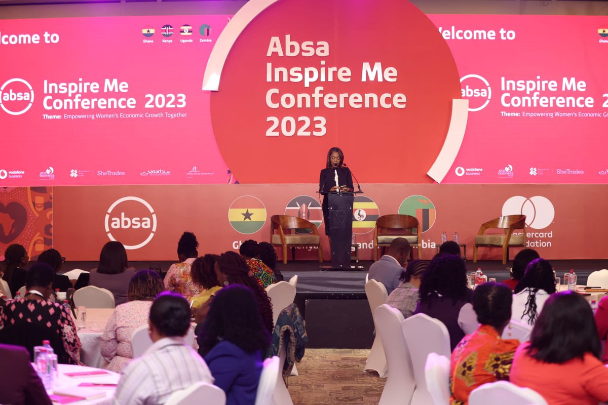 AbsaKenya's tweet photo. It's all systems go at the #InspireMeConference2023 where hundreds of #WomenInBusiness from across Africa are gathered for insights on how to take their businesses to the next level.
#AbsaSheAccount
#WomenInBusiness
#ElevateYourGreat https://t.co/85a7IFBdRb