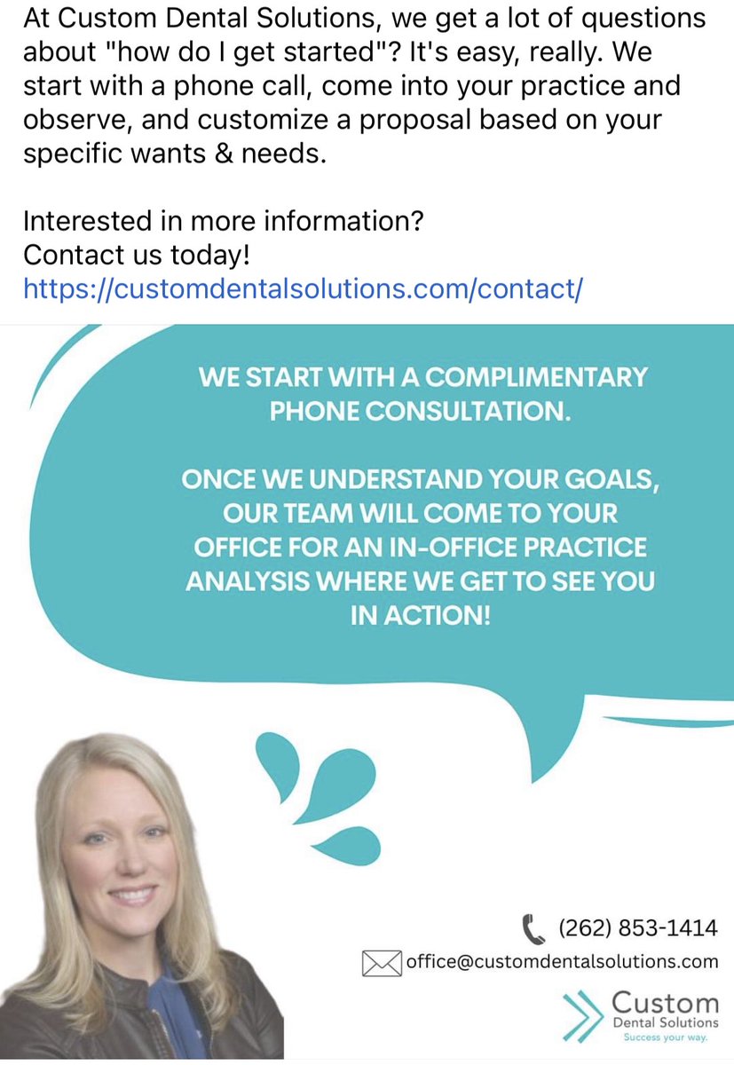Can’t wait to serve your office! #dental #dentalconsultant