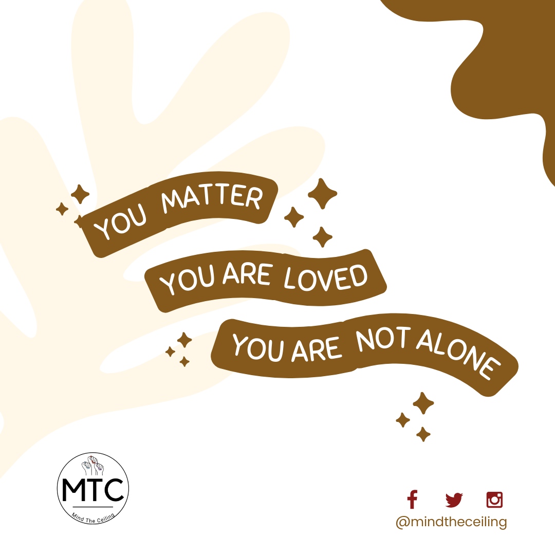 #YOUmatter
#YOUareloved
#YOUarenotalone

Keep on standing for yourself 💯

#MindTheCeiling #MTC #WomenWhoWork #LeadershipPodcast #Inspo #WomxnsLeadership #WorkLifeBalance ⁠