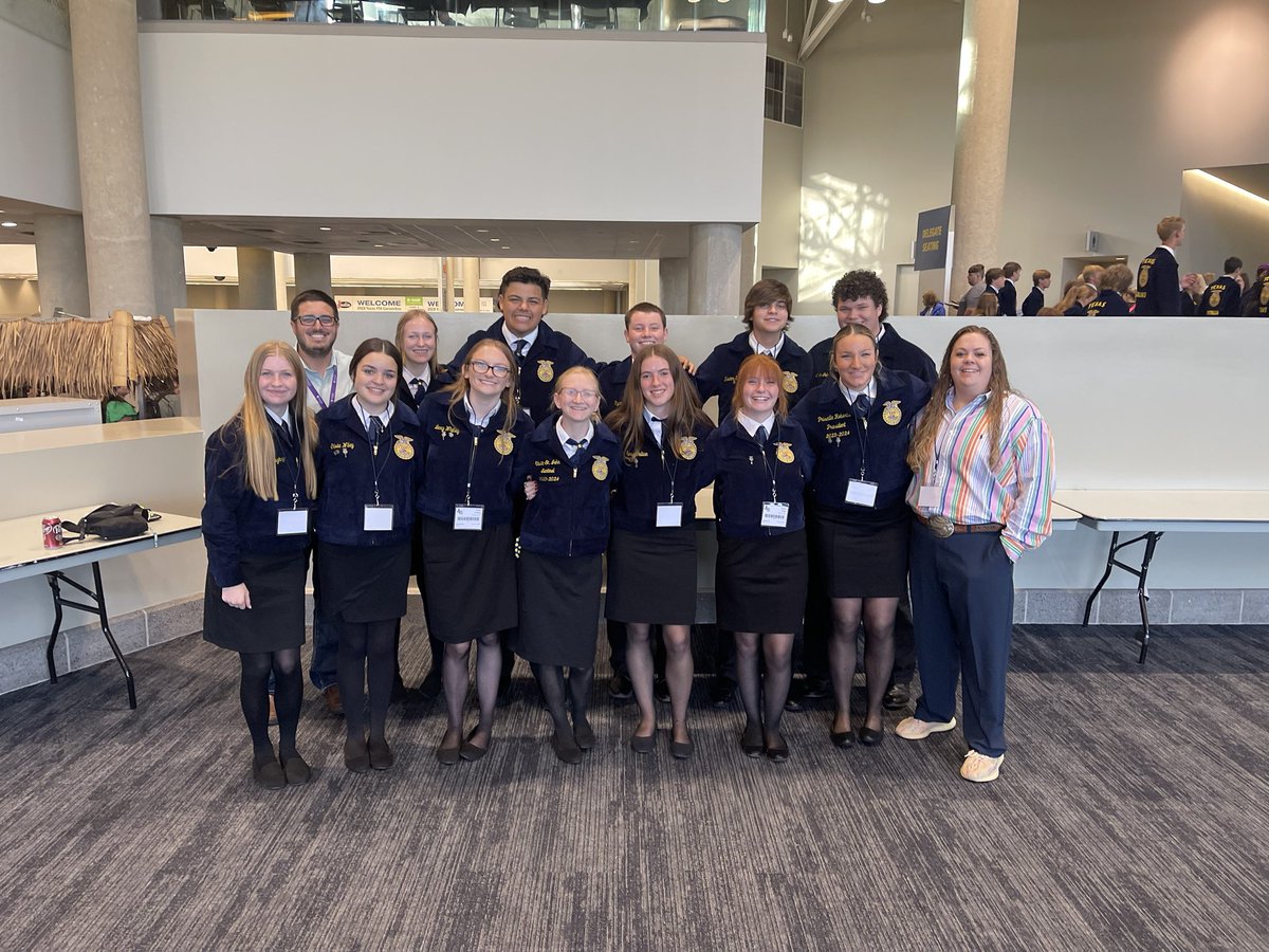 Grapevine Colleyville FFA at Convention in Dallas.