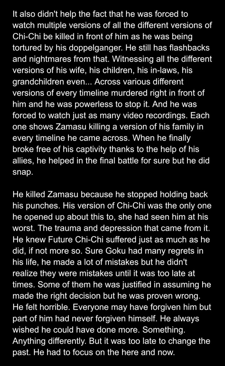 MegaMattZX's tweet photo. Kinda tempted to just continue this story with an idea that a few others did but maybe with a somewhat darker take with my version
Multiverse stuff for this story to work. But what if #FutureChiChi #ChiChi and #Goku ended up living together.
#fanfic #fanfiction https://t.co/gX7vbNlmsb