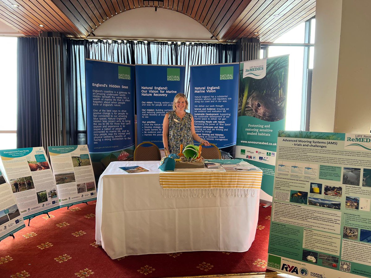 EULIFERemedies's tweet photo. Come to the @NaturalEngland stand at #ReMeMaRe23 to find out more about Advanced Mooring Systems. They protect sensitive seabed habitats like #seagrass and #maerl so that we can #SaveOurSeabed. #ReMeMaRe @NEChiefSci https://t.co/pNOWF0byMS