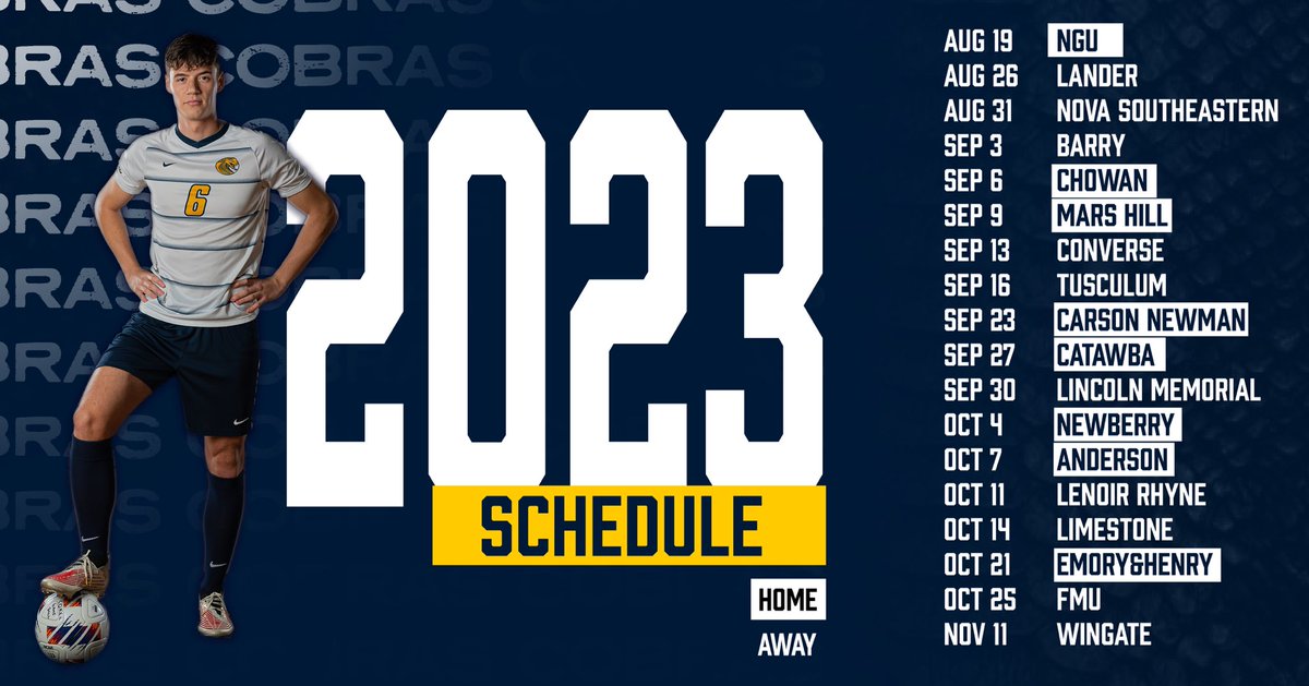 Season 5 of being Head Coach at <a href="/CokerCobrasMSOC/">Coker University Men's Soccer</a> is just around the corner! Toughest schedule yet! Let’s get to work! #cokerpride