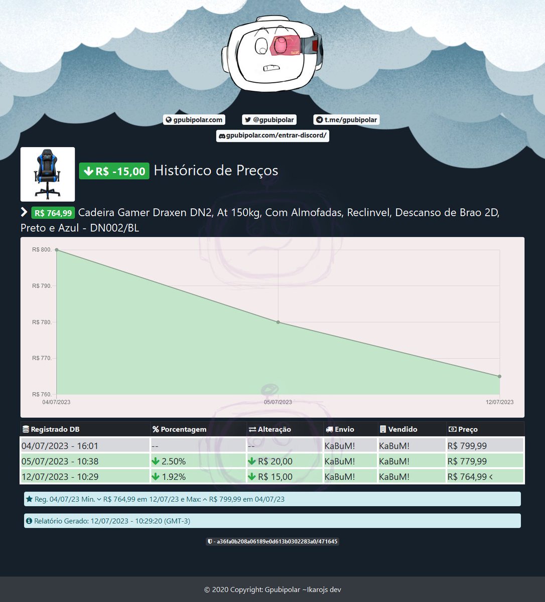 cadeirabipolar's tweet photo. Cadeira Gamer Draxen DN2, At 150kg, Com Almofadas, Reclinvel, Descanso de Brao 2D, Pret...

😃 REDUZIU e CUSTA: R$ 764,99 (-1.92%) 

📉 QUEDA de R$ -15,00

Total Disponível: 5 🔥

✔️ Menor preço desde 04/07/23

🛡️ 4a8b9f85bb8283d4e518170fe217ff25 https://t.co/SRQju1C1mr