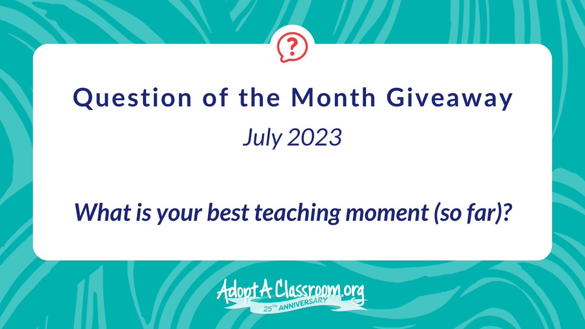 AdoptAClassroom.org tweet media