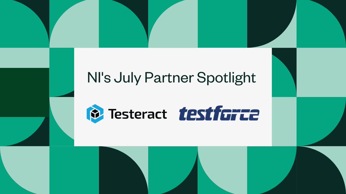 NIglobal's tweet photo. We're excited to grant "July's Partner Spotlight" to not one but two partners Testeract &amp; @Testforce! Together they show a customer a path to success in updating the legacy FAA's "Air-to-Ground Protocol converter to Analog Radio Control Systems. Way to #EngineerAmbitiously 👏 https://t.co/SRDGSgk3QV