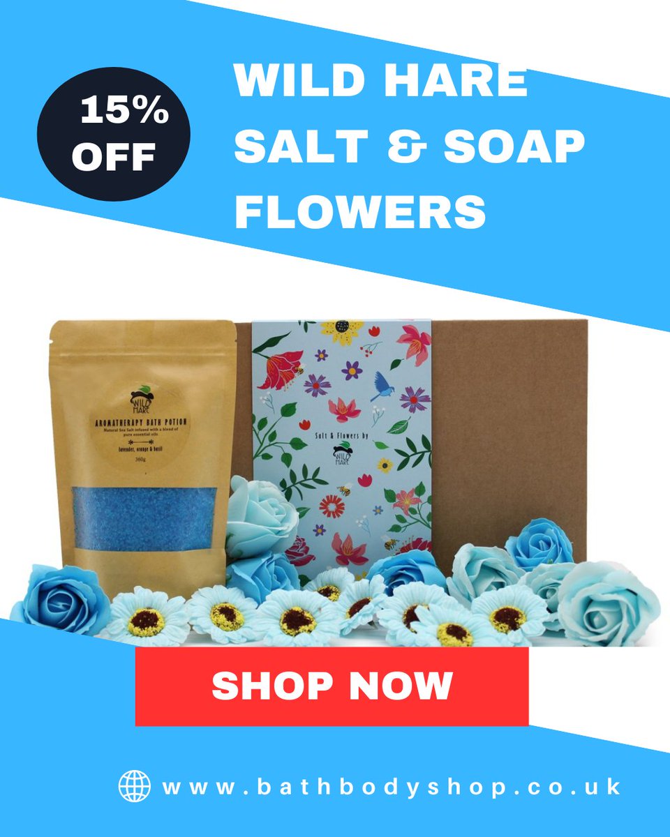 BathbodyShop's tweet image. Hi Everyone! Check out this amazing #giftidea! A Soap Flower Gift Box complete with bath salts! A perfect way to show someone you care! #soapflowergiftbox #bathsalt #giftidea #holidayshopping #HandmadeInUK #handmadehour #UKGiftHour #Discount bathbodyshop.co.uk/product/wild-h… £17.42