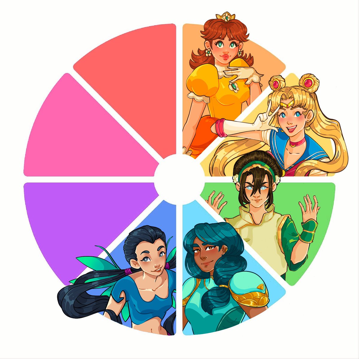 💙Dark-ish blue finished! 💙 I was obsessed with W.I.T.C.H. when I was younger and while I loved their outfit reboots, part of me is always charmed by the original designs - did anyone else feel the same?

#colorwheelchallenge #witchcomic #witch #haylin  #digitalart #colorwheel