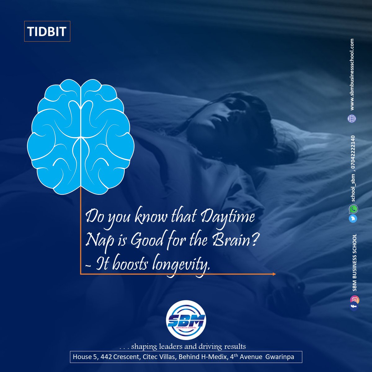 school_sbm's tweet photo. Why do some people slump?
Why do some students perform poorly after intensive studies?
#SBM #daytimenap #life #longevity
Peter Obi | Abba has taken over |Bobrisky | Ahmed Musa Pastor Poju | Burna Boy | Grammy | Timeless | Chef Dammy | Dipo | Jide Kosoko | Iyana ipaja | Fulani https://t.co/Hm7LNmvkvY