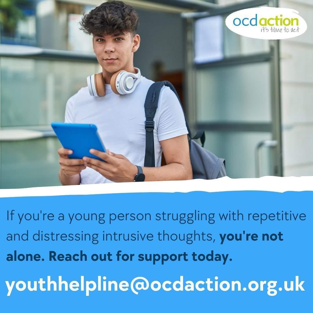 ocdsupporthull's tweet photo. There is support for young people with OCD! #ocdaction https://t.co/G7Sn5U113z