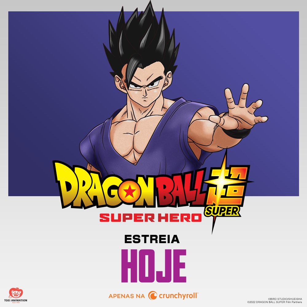 Dragon Ball Super: SUPER HERO' estreia em julho na Crunchyroll