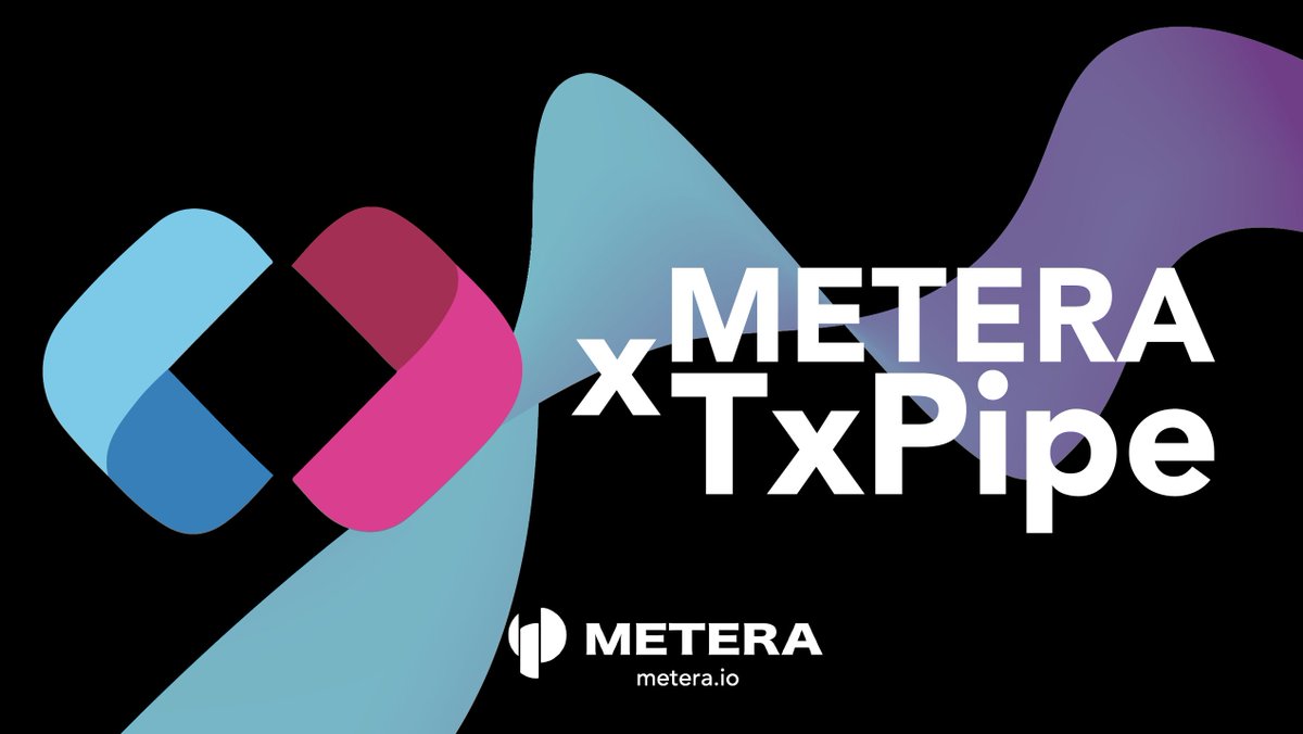 MeteraProtocol's tweet image. 🚨⚠️ @txpipe_tools joins Metera's Development Team

We are pleased to announce that TxPipe will be developing most of the off-chain code for Metera's Test-net set to launch by Q3. 

Announcement: medium.com/@meteraprotoco…

🧵👇