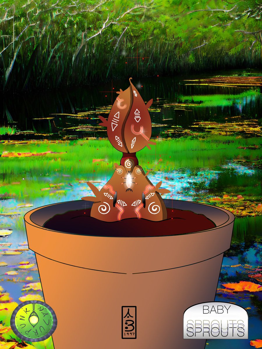 Moss_x13's tweet photo. The newest N A T U R P U N K S on chain! #SproutsTribe https://t.co/NR6h6KHN51 to view our collections. Like RT & follow for a chance to win one of these limited edition Baby Sprouts! On #Polygon #Web3 โค๏ธ๐ฑ๐ https://t.co/vIZW1oNCVZ